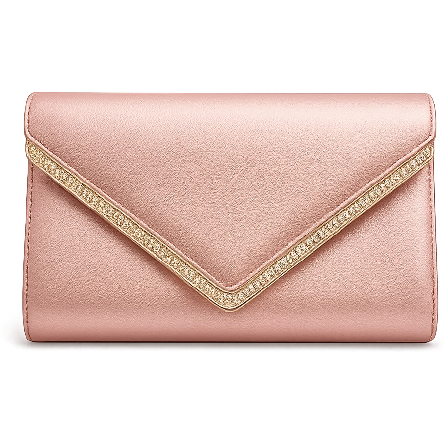 pink clutch purse, glamorous and stylish emoji
