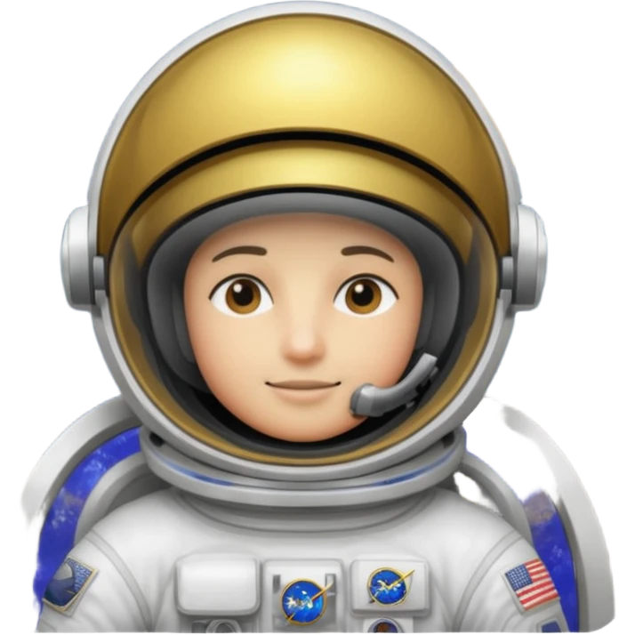 Astronaut on moon emoji
