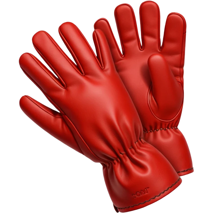 Protective Work Glove red emoji