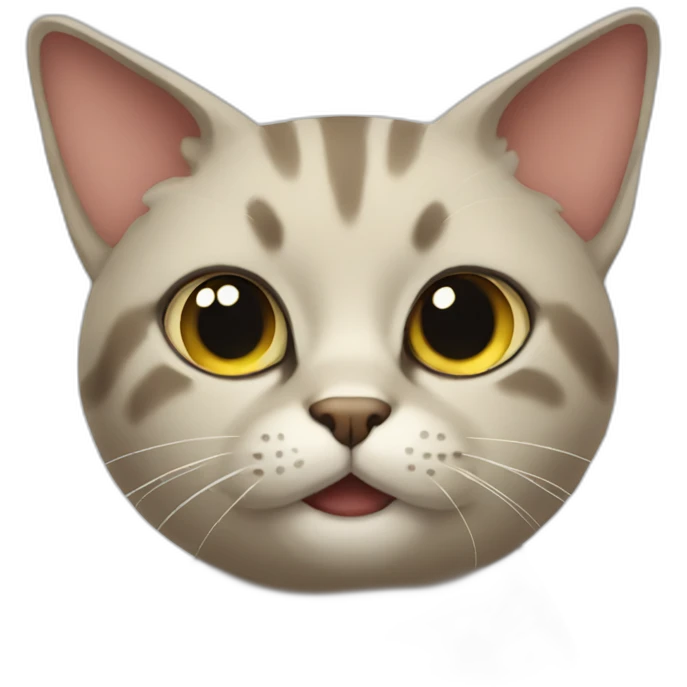 Weird cat emoji