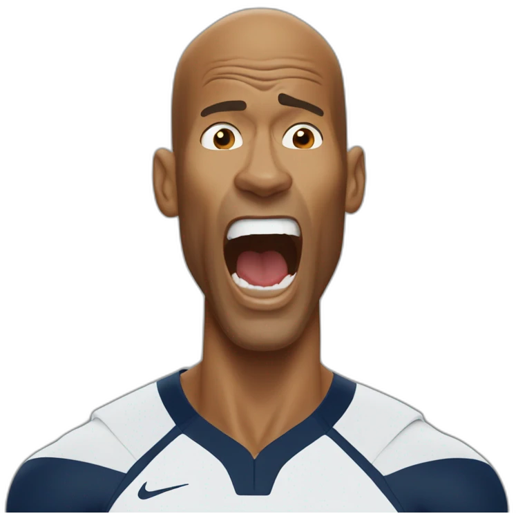 David Goggins screaming emoji