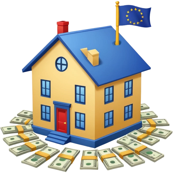 eua flag money house emoji