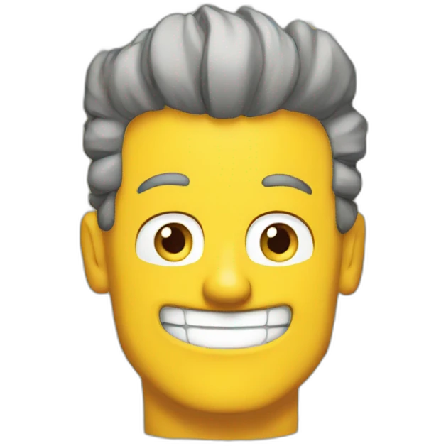 bart simpsom smiling emoji