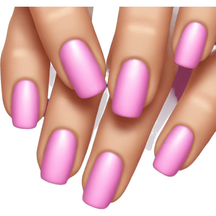 Pink nails emoji