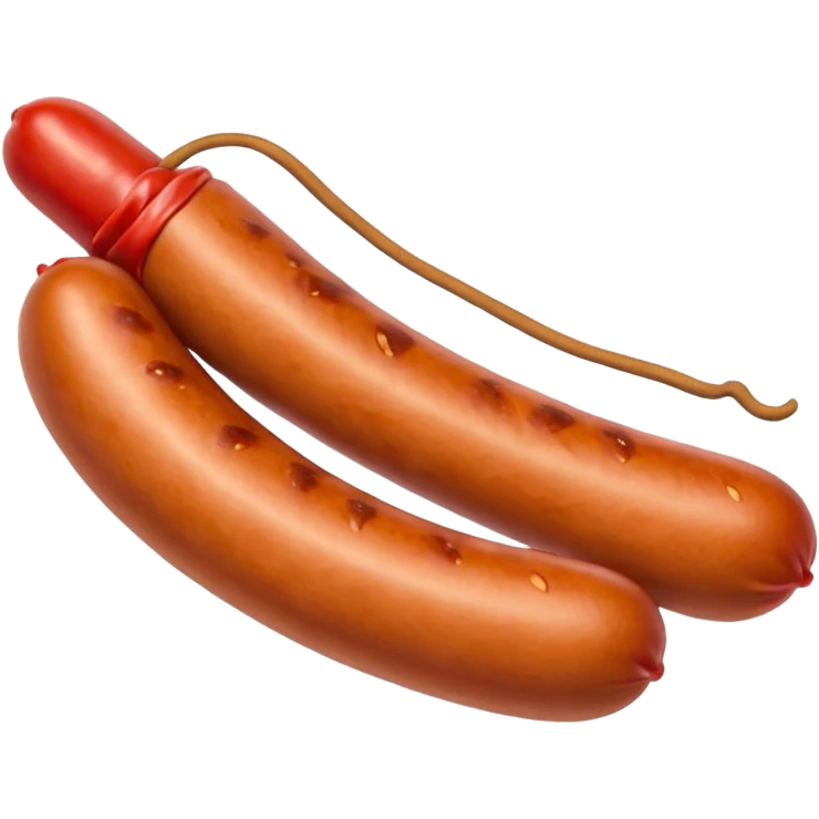 Mouth on sausage emoji