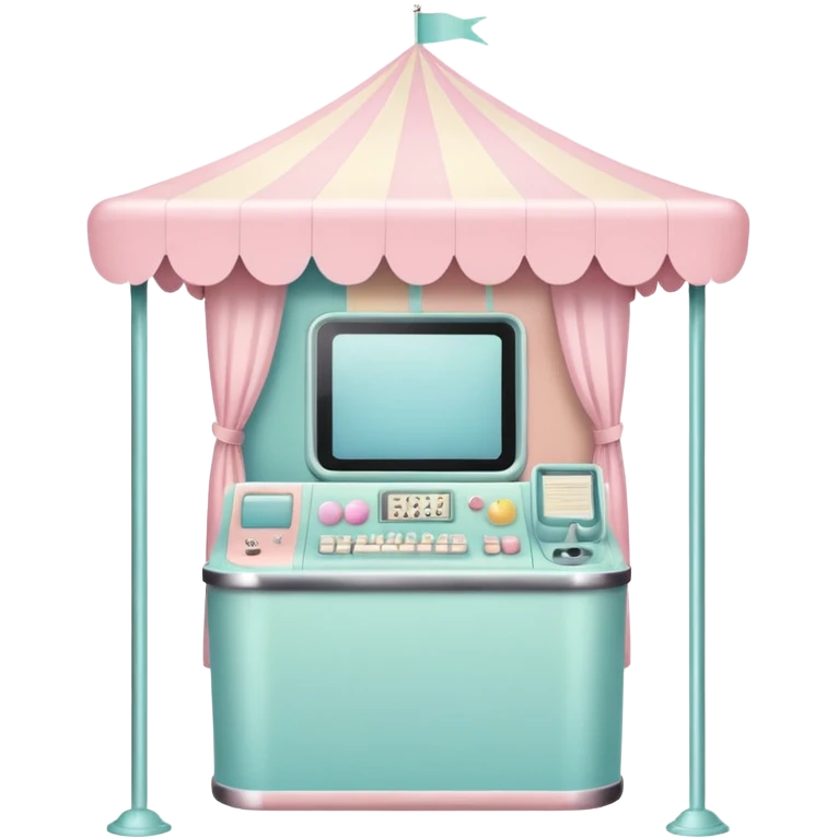 Pastel booth emoji