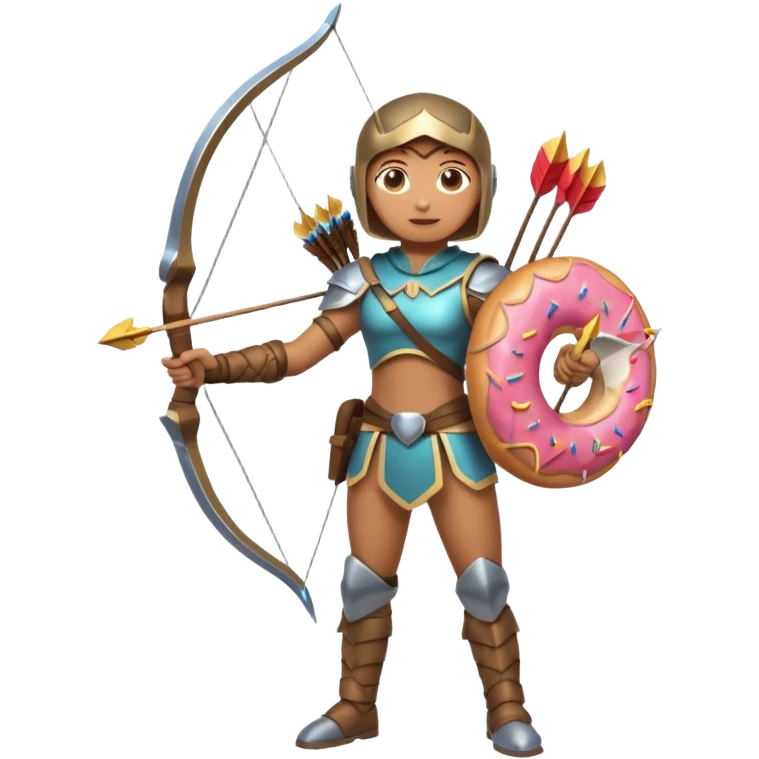 Donut Archer full body emoji