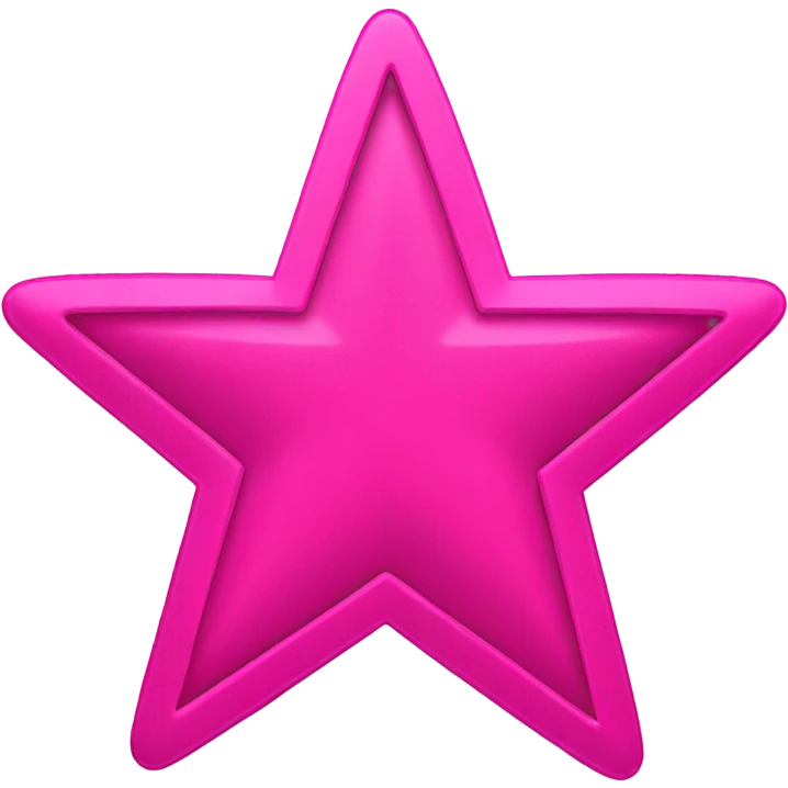 Pink star frame  emoji