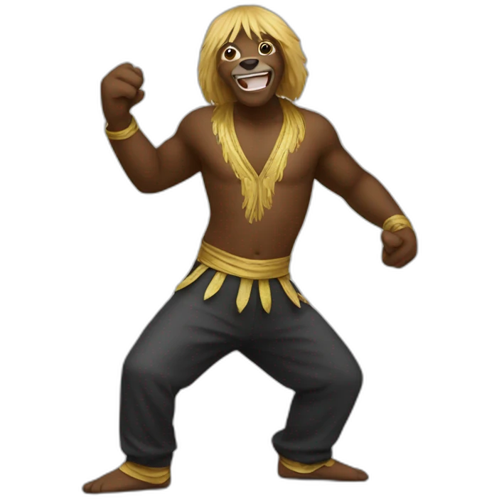 Singe qui dance emoji