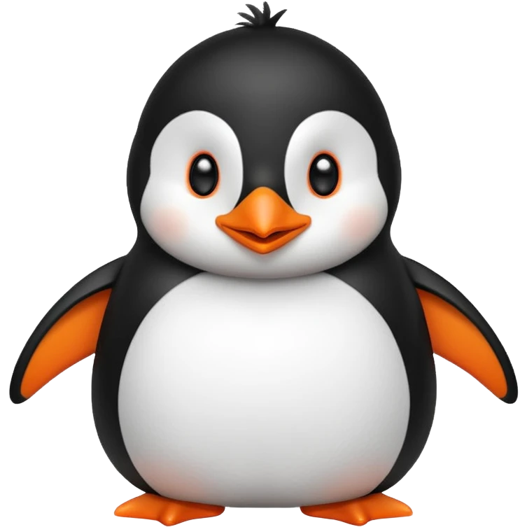 Pinguino cute emoji