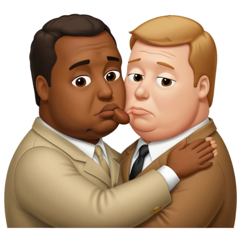 P diddy kissing peter griffin emoji
