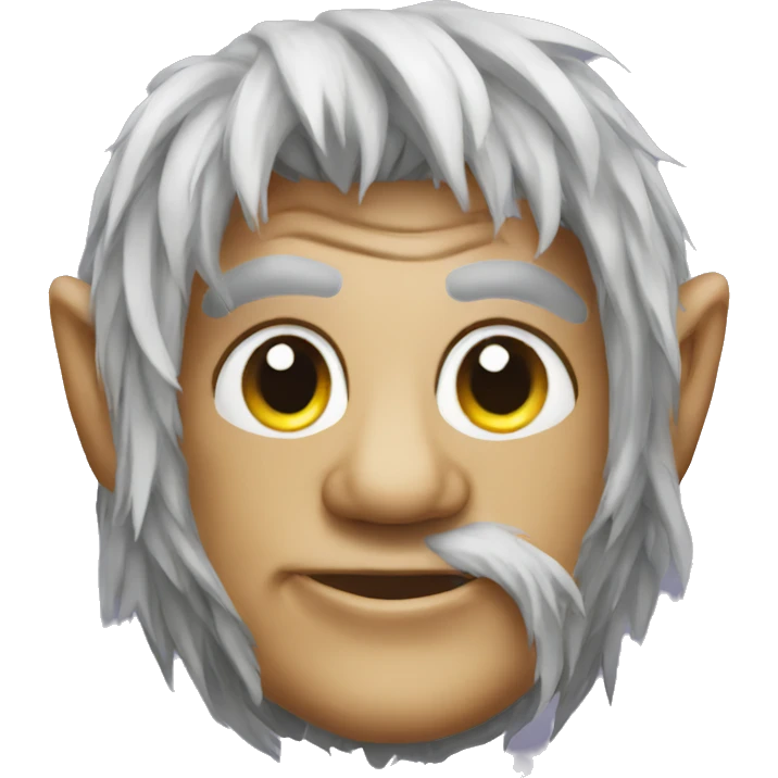 Troll sheet mask emoji