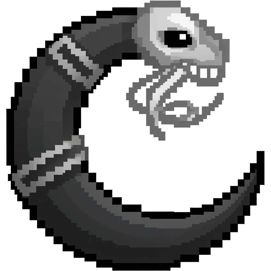 герб серп черный  гиральдика пиксель emoji