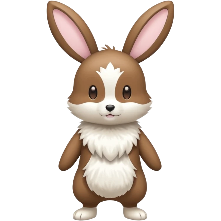 Minun-Bunnelby-fusion, full body emoji