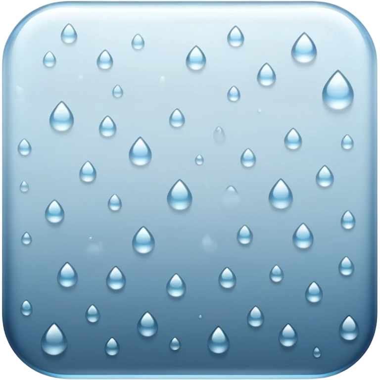 a close-up of a glass surface covered with small water droplets and light fog, as if from steam or humidity — some droplets sliding down slowly — soft reflections and blurred transparency give a realistic misty look — clean, glossy design with gentle lighting emoji
