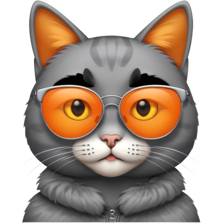 Cat wearing sunglasses emoji