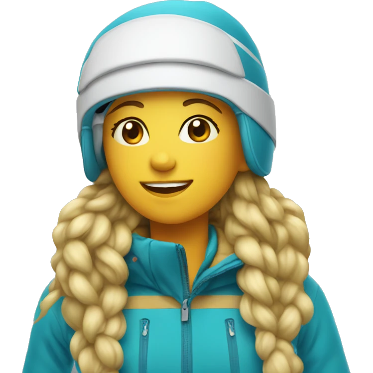 ski girl emoji
