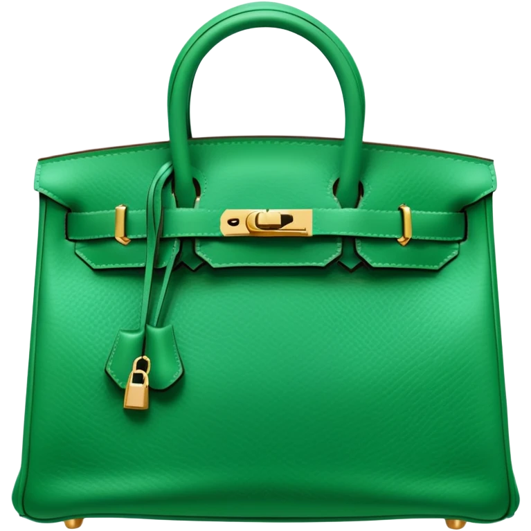 green birkin hermes bag emoji