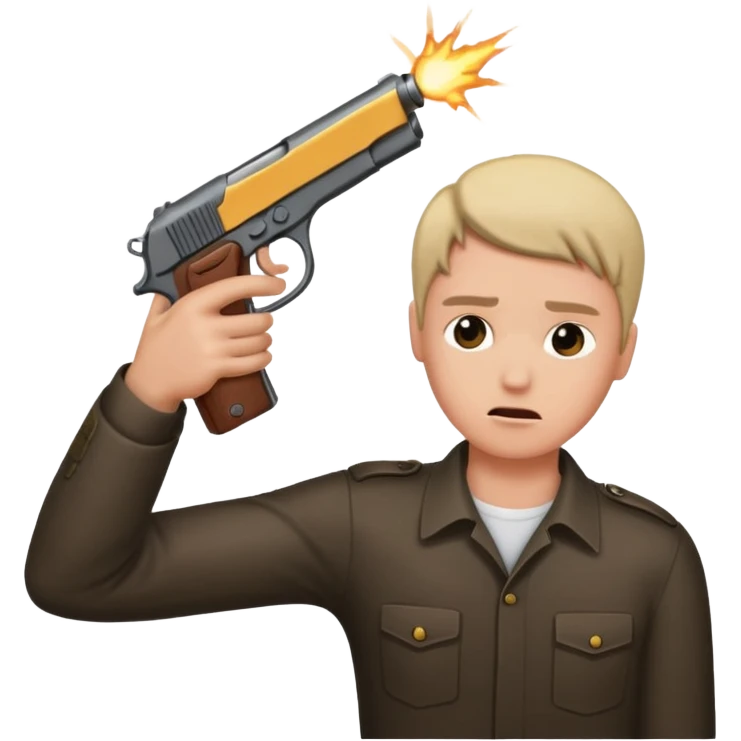 gun to head emoji