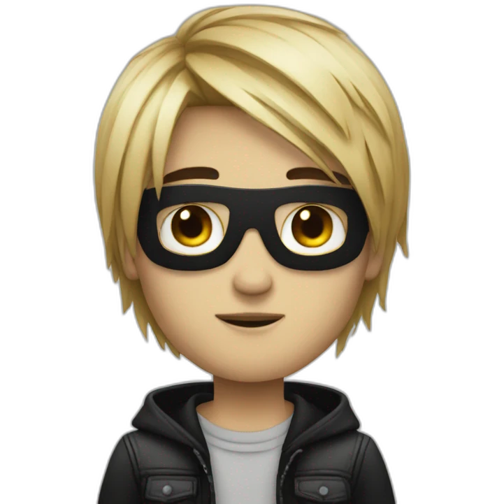 Emo maquillage homme emoji