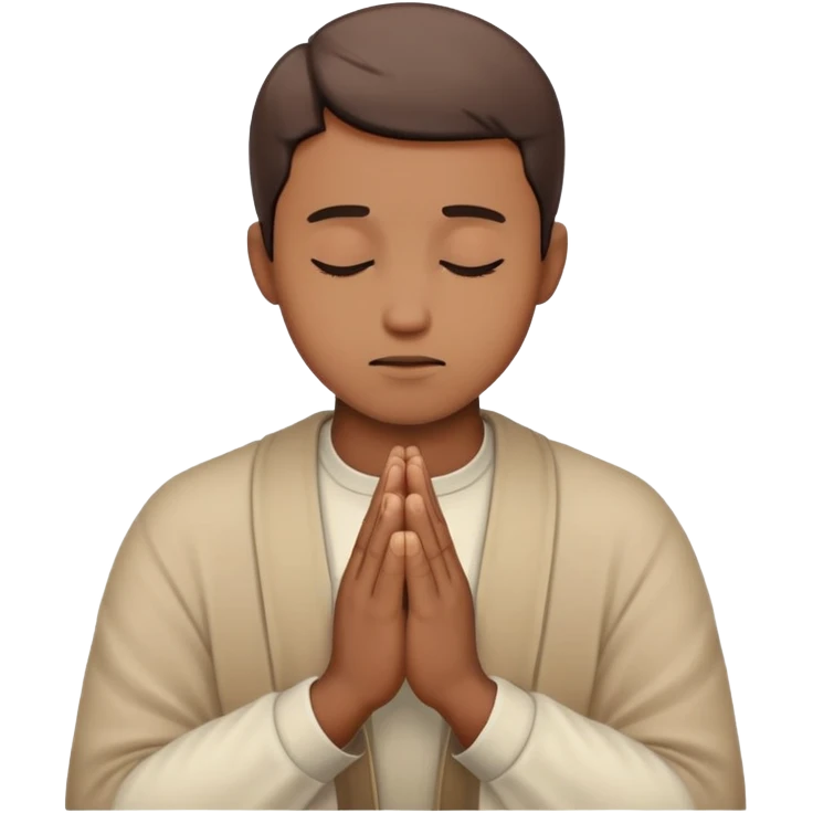 man praying emoji
