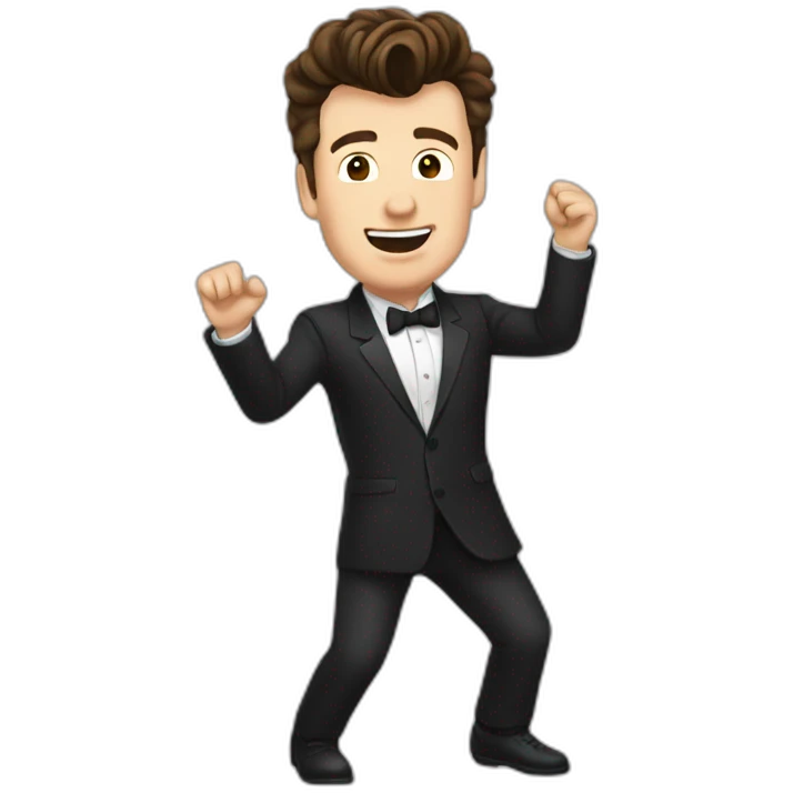 Rick Astley qui danse emoji