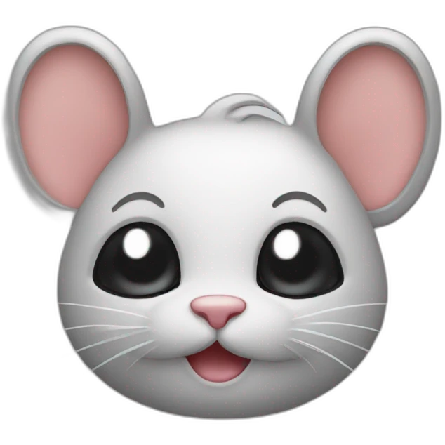 Chat avec souris emoji