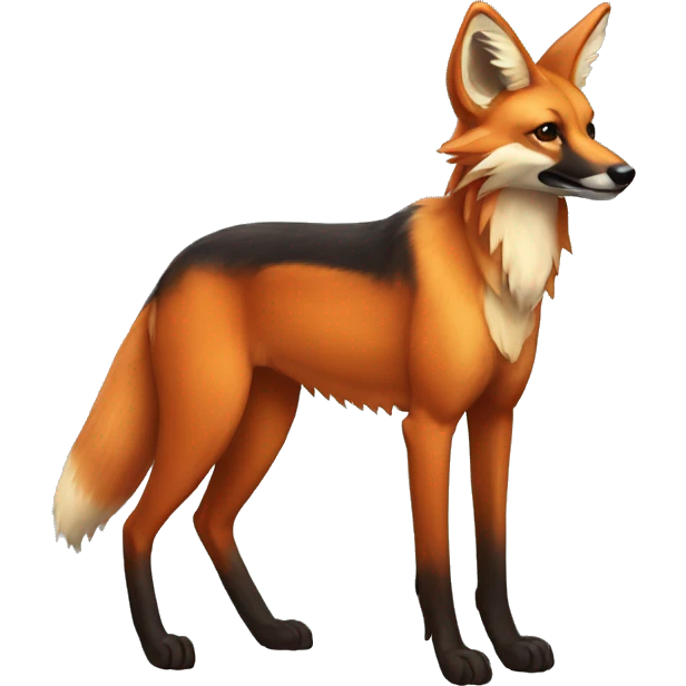 maned wolf emoji