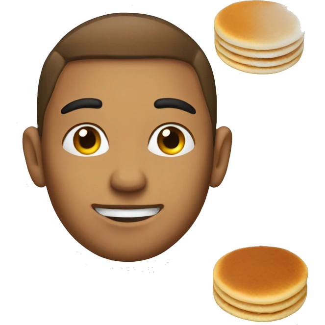 Pancakes white  emoji