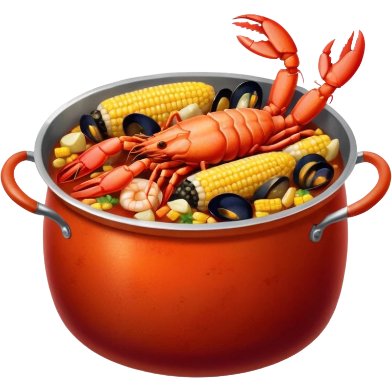 Cajun seafood boil emoji