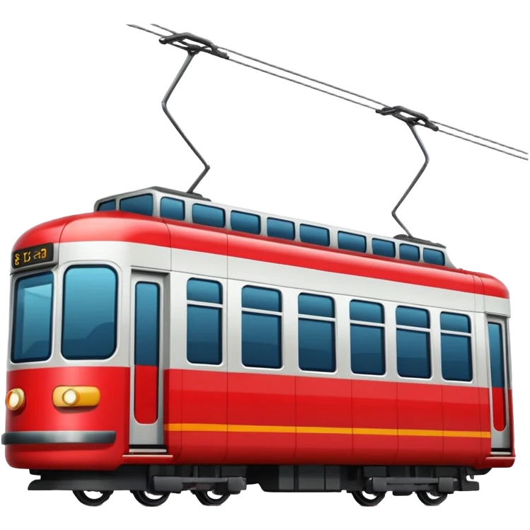 tram train red emoji