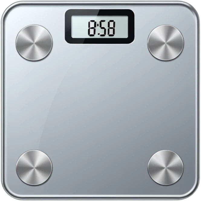 Digital weight scale emoji