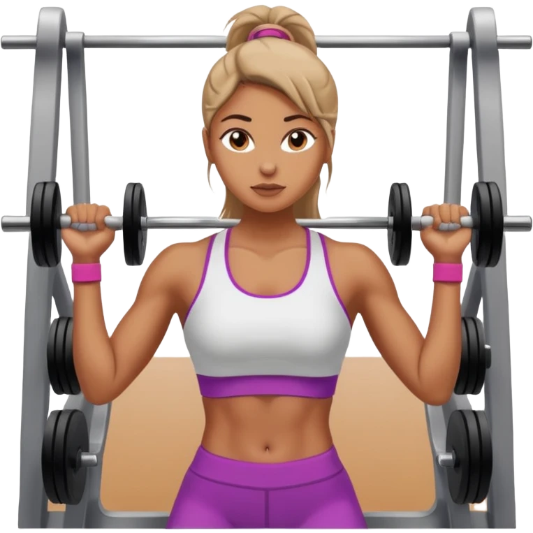 woman gym emoji