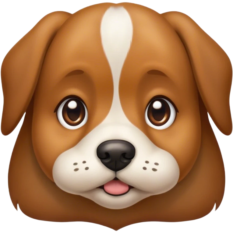 Begging dog with puppy dog eyes emoji