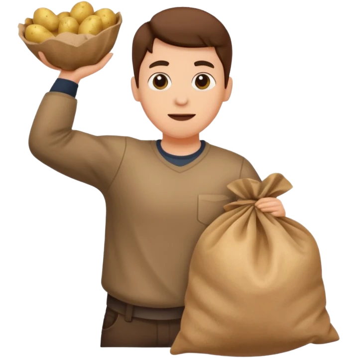 throws sack of potatos emoji