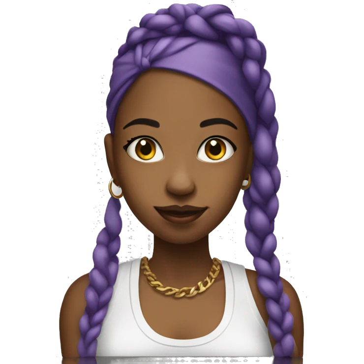 hip hop girl emoji