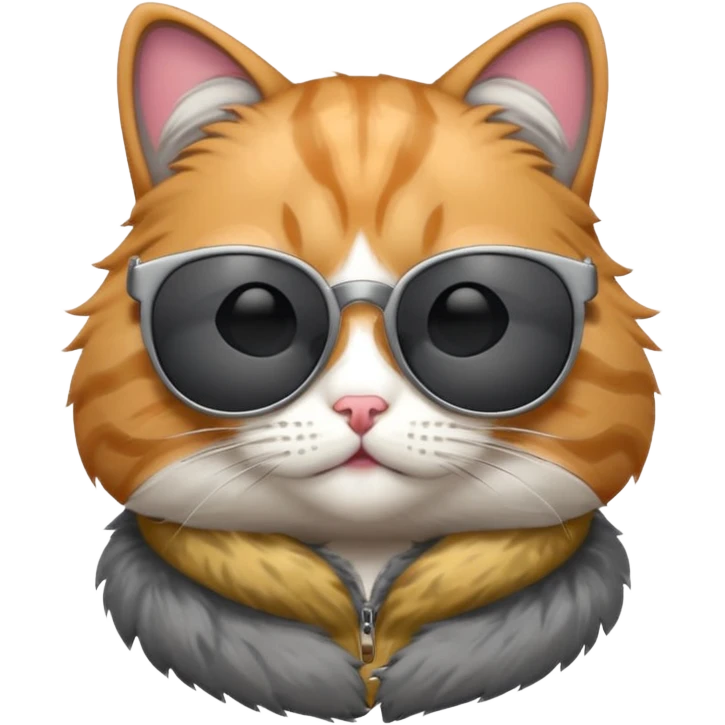 Cat wearing sunglasses emoji