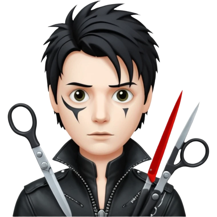 make an emoji about Edwawd scissorshand
 emoji
