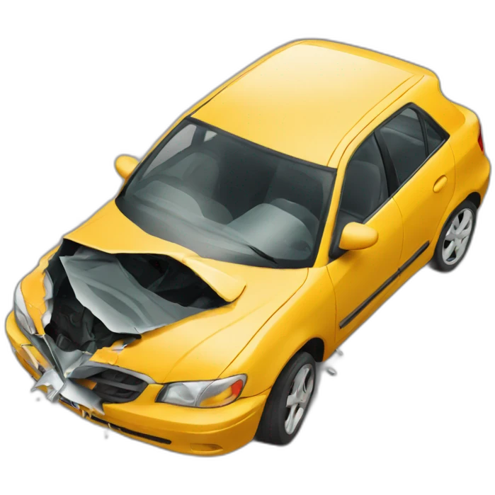 Car crash emoji
