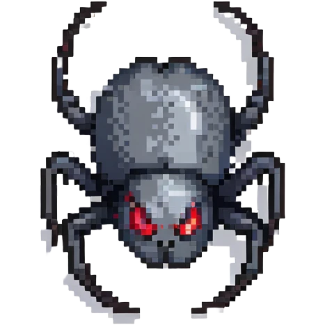 black widow spider emoji