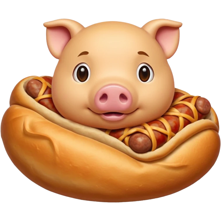 Pig in a blanket emoji
