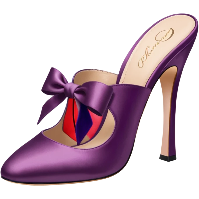 Agent Provocateur Elice Plum Mules
 emoji