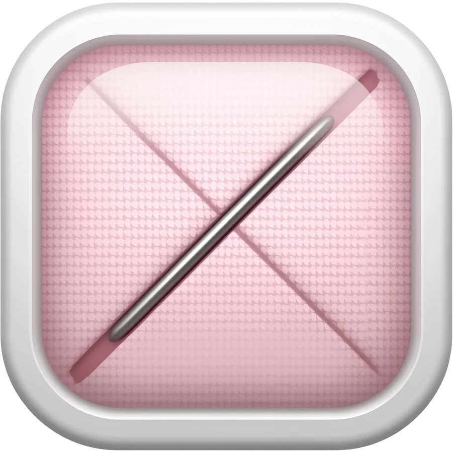 Pink stitch emoji