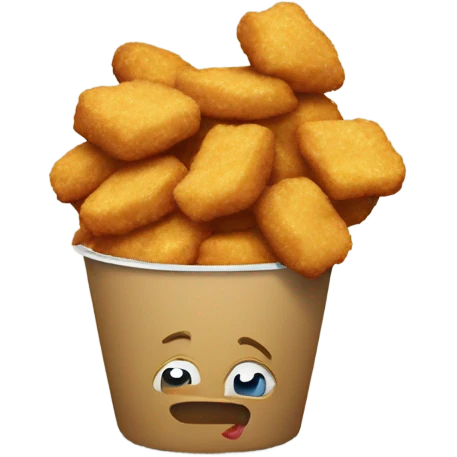McDonald’s nuggets in the trash emoji