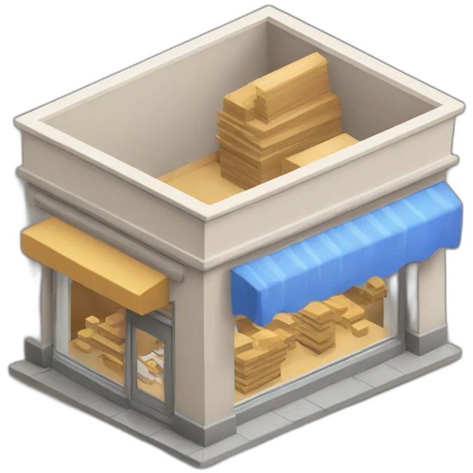 a store where construction materials are sold emoji