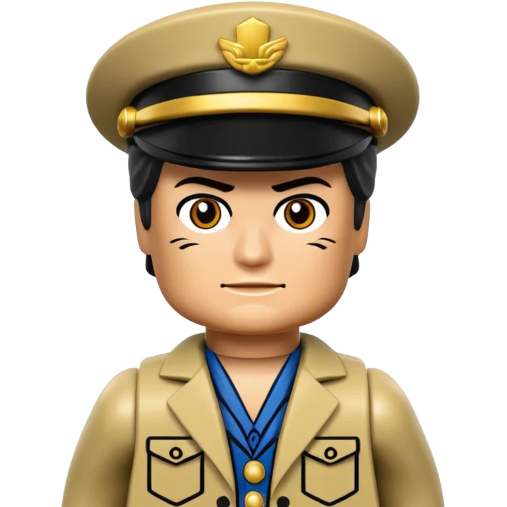 Jotaro Kujo as lego minifigure emoji
