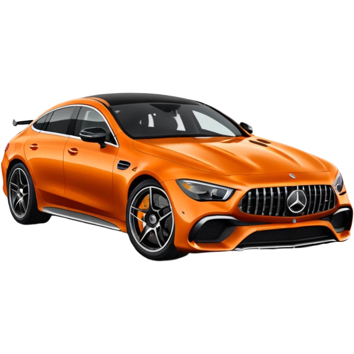 Mercedes amg gt 63 orange colour emoji