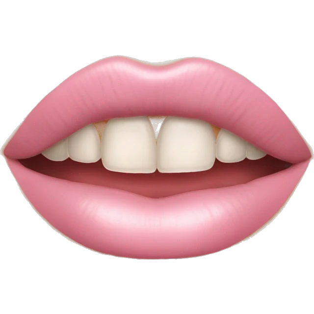 Aesthetic medicine Botox filler pink lips  emoji