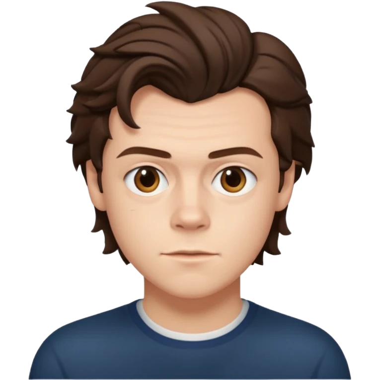 une joli personne qui ressemble a harry styles, avec beaucoup de details emoji