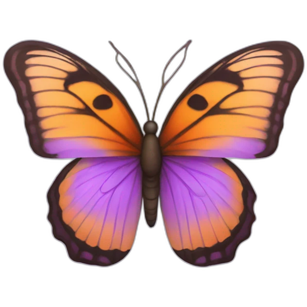 Perple butterfly  emoji